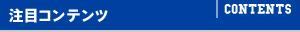 注目コンテンツ